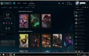 conta league of legends