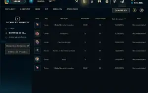 Conta diamante 2 com 20 Champs e 14 Fragmentos de skins