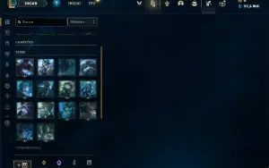 Conta diamante 2 com 20 Champs e 14 Fragmentos de skins