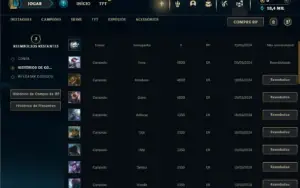 Mestre com 26 Champs e 1 Skin ( 109 PDL )
