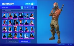 Fortinite 112 skins +SW 129lv  FARMVBUCKS  E GTAV EPICGAMS