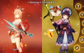 AR44 Yoimiya + Harpa Celestial, Yunjin C6
