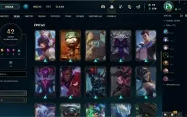 Conta LoL com Diversas skins