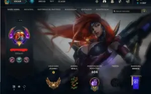 Conta league of legends (elo s12 PLAT1) 235 skins