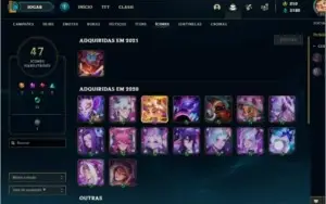Conta LVL 25 + Skin Teemo Florescer Espirital Prestigio.