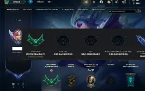 Esmeralda 4 com TODOS os champs e 282 Skins + 4 Ultimates