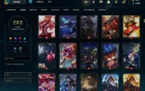 Esmeralda 4 com TODOS os champs e 282 Skins + 4 Ultimates