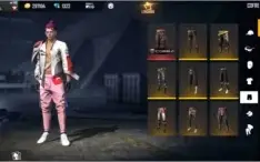 Vendo conta de free fire Top tenho duas calça angelical