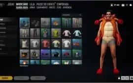 conta pubg lite roupa lagosta e itens raros nv20 20wins+