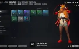 conta pubg lite roupa lagosta e itens raros nv20 20wins+
