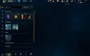 Unranked lv 20 com 25 Champs e 2 Skins + 3 Espolios