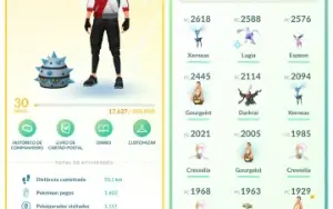 Conta Pokemon GO Nivel 30 - Pikachu Shiny de Evento