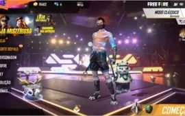 Conta Free Fire/ 3 passes comprados,muitas skins.