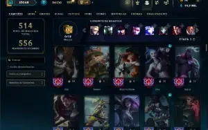 Unranked com 150 Champs e 109 Skins ( ADC / JG / TOP )