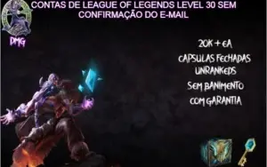 Contas Level 30 Unranked 20K+ EA e Capsulas fechadas