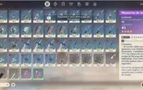 Genshin impact conta com mona+razor+barbara+xiangling