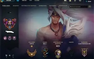 Conta Lol, Com muitas skins e todos os campeos
