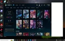 Conta Lol, Com muitas skins e todos os campeos