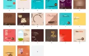 Pack Canva Confeitaria - 80 Artes Editáveis