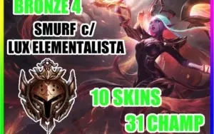 CONTA LOL | BRONZE 4 | 31 CHAMP | 10 SKINS