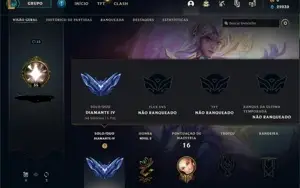 CONTA LOL DIAMANTE IV (EMAIL NAO VERIFICADO)