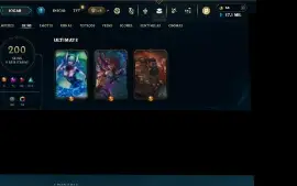 Conta LoL LV 480 202 skins OURO I