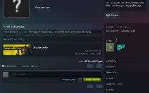 Conta Antiga Steam 20 Anos (Setembro De 2003) 5 E 10 Anos