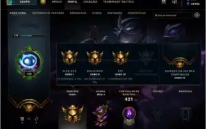 CONTA LOL - TODOS OS CHAMPIONS + 278 SKINS - 2 SKIN MISTICAS