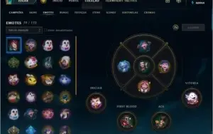 CONTA LOL - TODOS OS CHAMPIONS + 278 SKINS - 2 SKIN MISTICAS