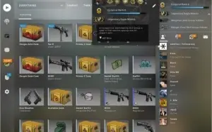 conta steam csgo 1800hrs / 697 wins legenday eagle