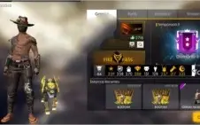 Conta free fire com os primeiros passes level 67