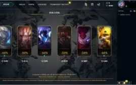 Conta lol Diamante 4