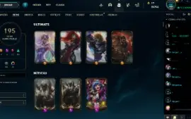 Conta NFA league of legends, TODOS OS CHAMPIONS, 190 skins!