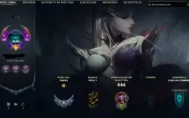 Conta NFA league of legends, TODOS OS CHAMPIONS, 190 skins!