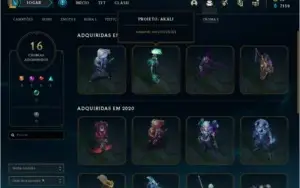 Conta de LoL
