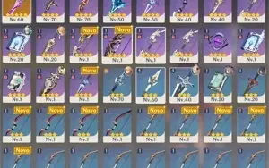 Conta hu tao + ayaka e arma 5* AR38