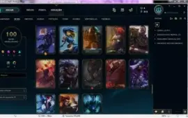 Conta platina League of Legends 100 skins(4 ultimate)