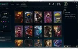 Conta platina League of Legends 100 skins(4 ultimate)