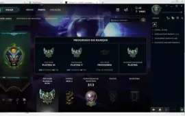 Conta platina League of Legends 100 skins(4 ultimate)
