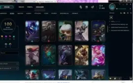Conta platina League of Legends 100 skins(4 ultimate)