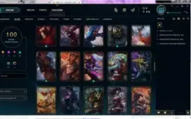 Conta platina League of Legends 100 skins(4 ultimate)