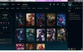 Conta platina League of Legends 100 skins(4 ultimate)
