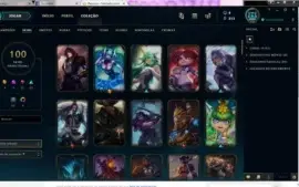 Conta platina League of Legends 100 skins(4 ultimate)