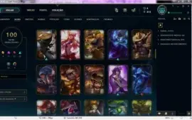 Conta platina League of Legends 100 skins(4 ultimate)