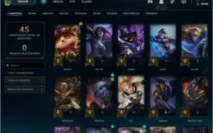 Conta League Of LegendS