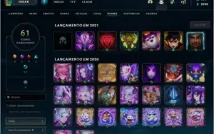 Conta League Of LegendS