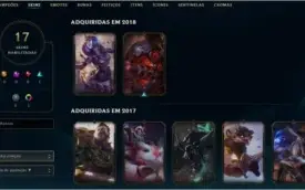 CONTA LOL SMURF PRATA 2, 48 CHAMPS E 17 SKINS - S3