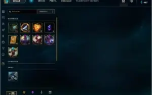 CONTA LOL SMURF PRATA 2, 48 CHAMPS E 17 SKINS - S3