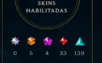 Conta lol level 926, 311 skins e todos os champs