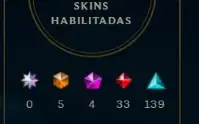 Conta lol level 926, 311 skins e todos os champs